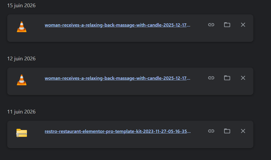 The delivered file