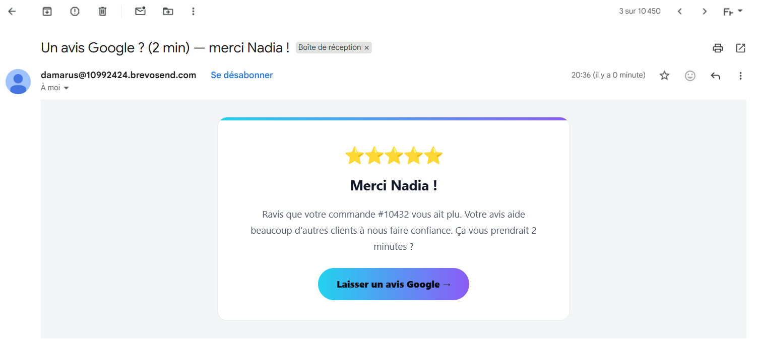 La demande d'avis